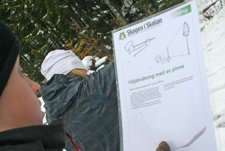 Övningsblad från Skogen i Skolans webbplats