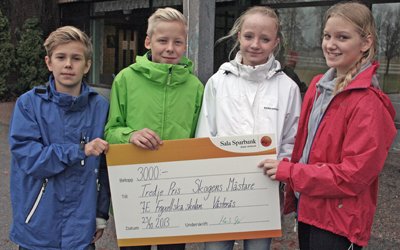 Tredje pris i Skogens Mästare gick till Fryxellska skolan, klass 7E