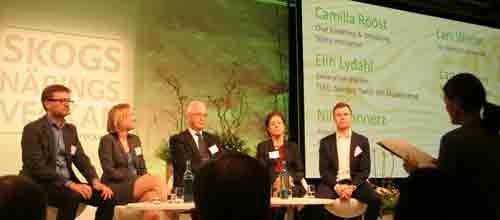 Paneldebatt på Skogsnäringsveckan