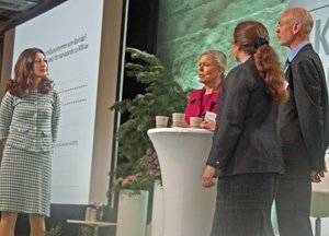 Anna Lindstedt, Miljödepartementet, Lovisa Hagberg, WWF och Björn Lyngfelt, SCA