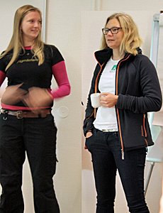 Frida Pihl, Samordnare i Region Mälardalen och Anna Malmström, ledare för Storstadsprojektet