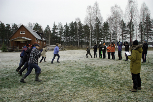 Lärarna blev inspirerade av Skogen i Skolan på Skogsmuseet i Lycksele