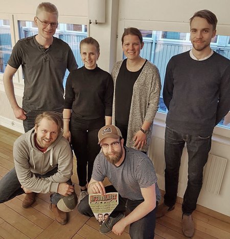 Vinnande lag från SLU i VM i Wood Supply Game