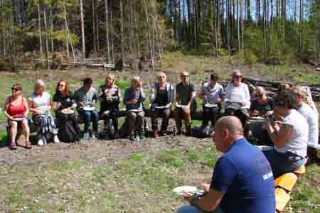 Studie- och yrkesvägledare från Stockholms stad fick veta mer om skogssektorns möjligheter