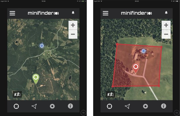 Minifinder Pico skärmbilder