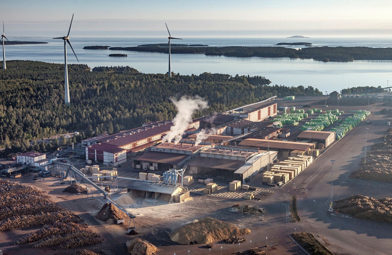 Södra permitterar vid sågverk