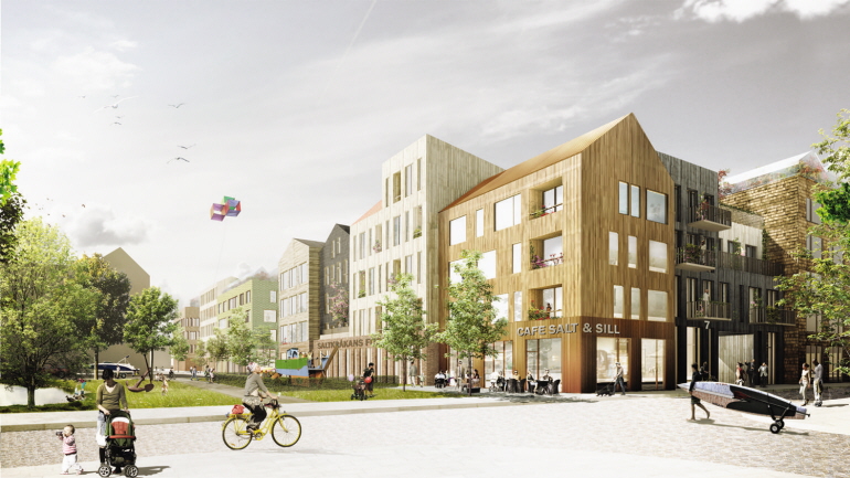 Miljöbostäder byggs i trä