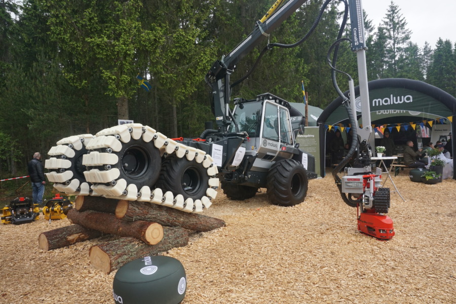 Olika stora nyheter på Elmia Wood