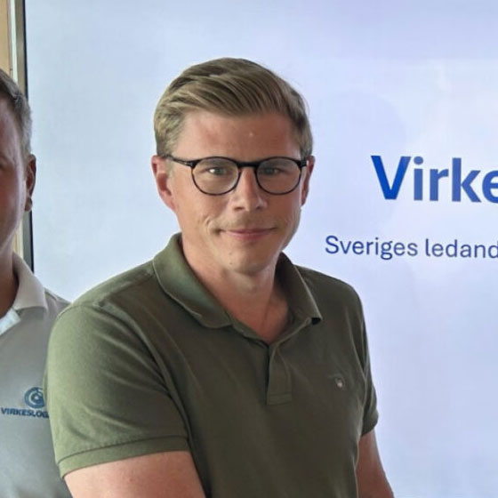 Johan tar över på Virkeslogisitik