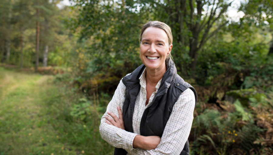 Små mossor och stora frågor på finsk exkursion