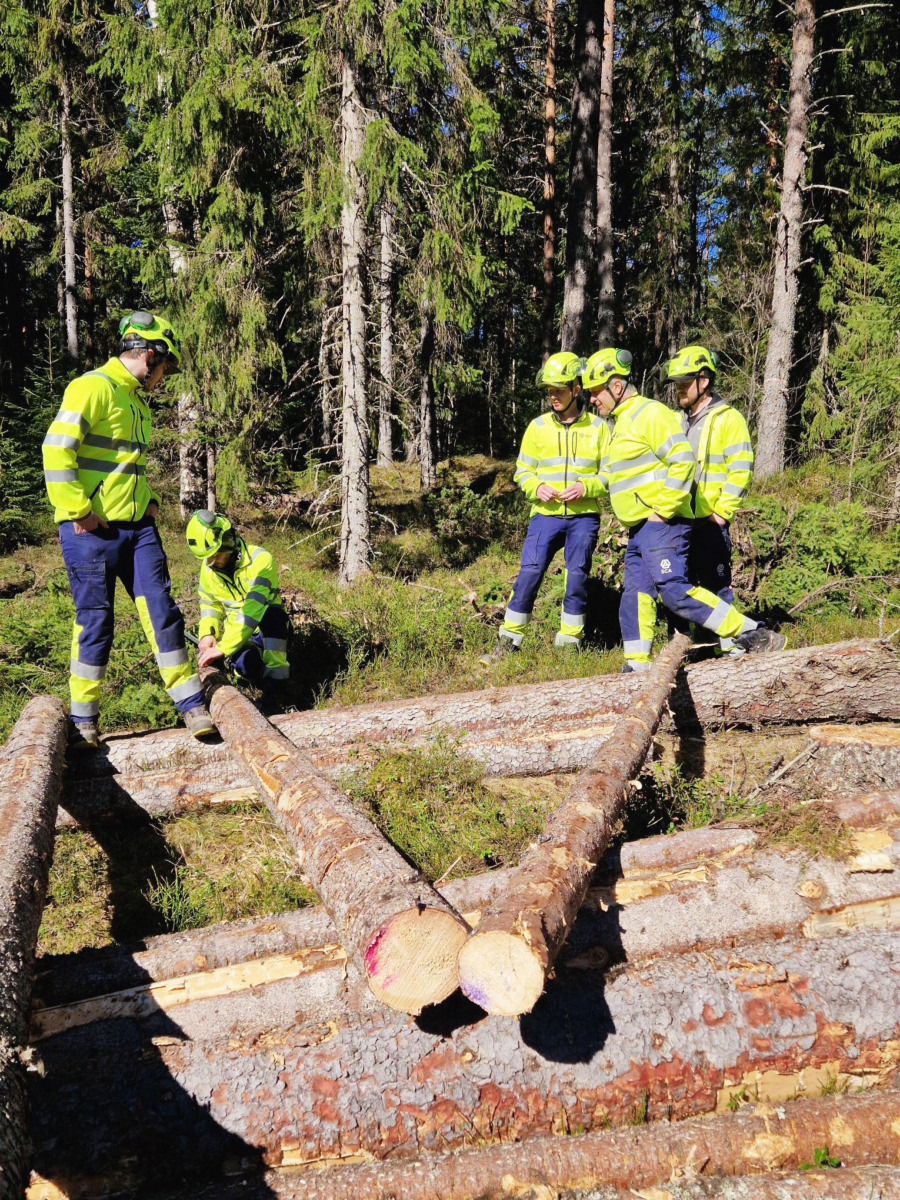 Spårbytare går kurs hos SCA