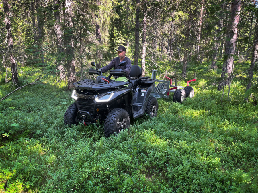 Otålig atv vägrar ta det lilla lugna