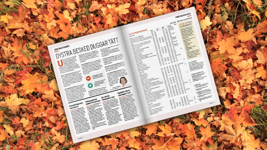 Listorna: Virkespriserna i oktober